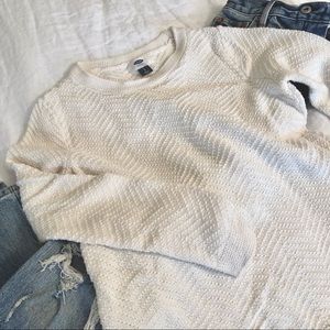 Chevron knit sweater